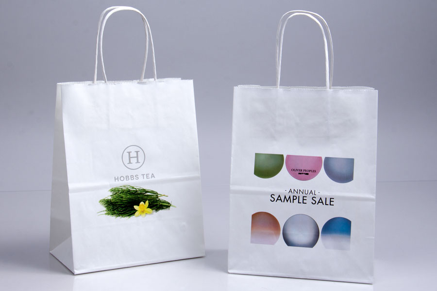 Semi-Custom Digital Printed Paper Shopping Bag - Oliver Peoples