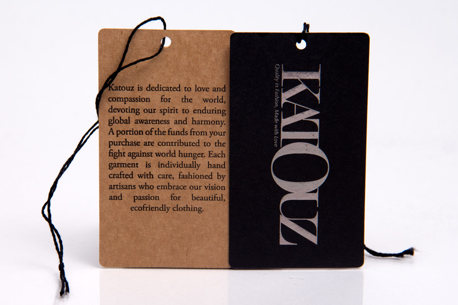 customized paper hang tag/clothing swing tag labels/garment bag