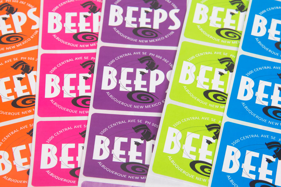 Custom Printed Labels - Beeps