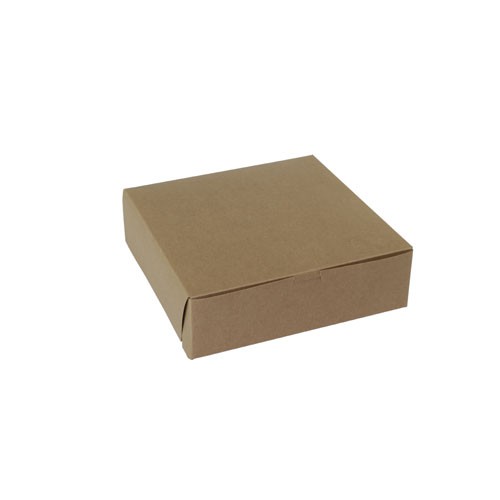 10x10x3 Recycled Natural Kraft Bakery Cake Boxes 10x10x3 Recycled Natural Kraft Bakery Cake Boxes