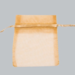 3 x 4 GOLD SHEER ORGANZA POUCHES