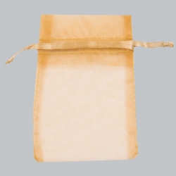 5.5 x 9 GOLD SHEER ORGANZA POUCHES