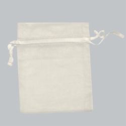 5 x 6.5 WHITE SHEER ORGANZA POUCHES