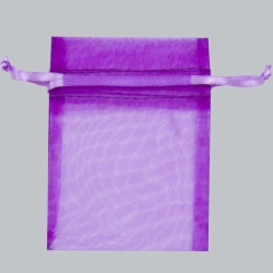 5 x 6.5 ULTRA VIOLET SHEER ORGANZA POUCHES