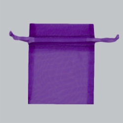 3 x 4 PURPLE SHEER ORGANZA POUCHES