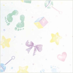 20 x 30 BABY PRINTS TISSUE PAPER