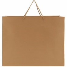20 x 6 x 16 NATURAL KRAFT EUROTOTE SHOPPING BAGS