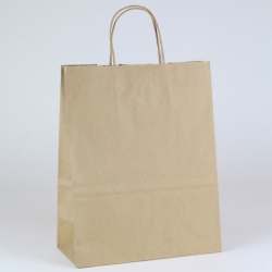 10 x 7 x 12 ECONOMY NATURAL KRAFT PAPER SHOPPING BAGS