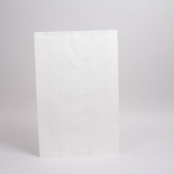 12 x 15 WHITE PAPER MERCHANDISE BAGS