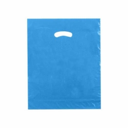 15 x 18 x 4 DARK BLUE SUPER GLOSS PLASTIC BAGS
