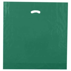 20 x 20 x 5 DARK GREEN SUPER GLOSS PLASTIC BAGS