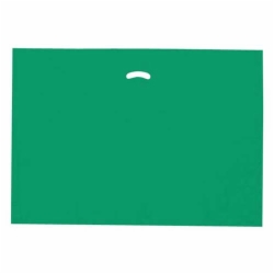 24 x 24 x 5 DARK GREEN SUPER GLOSS PLASTIC BAGS