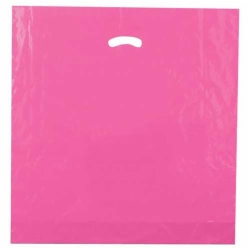 20 x 20 x 5 MAGENTA SUPER GLOSS PLASTIC BAGS