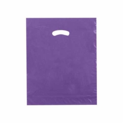 15 x 18 x 4 PURPLE SUPER GLOSS PLASTIC BAGS