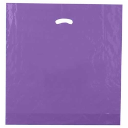 20 x 20 x 5 PURPLE SUPER GLOSS PLASTIC BAGS