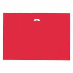 24 x 24 x 5 RED SUPER GLOSS PLASTIC BAGS