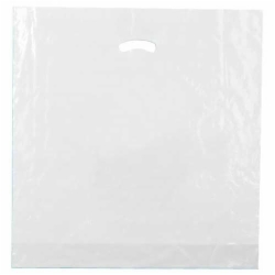 20 x 20 x 5 WHITE SUPER GLOSS PLASTIC BAGS