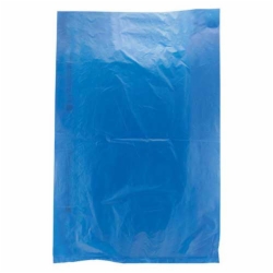 6.5 x 9.5 DARK BLUE SATIN HIGH DENSITY PLASTIC BAGS