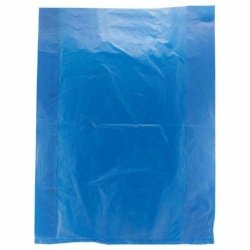 12 x 15 DARK BLUE SATIN HIGH DENSITY PLASTIC BAGS