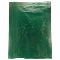 12 x 15 DARK GREEN SATIN HIGH DENSITY PLASTIC BAGS
