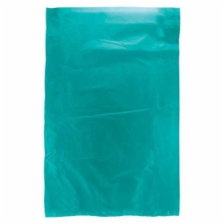 6.5 x 9.5 TEAL SATIN HIGH DENSITY PLASTIC BAGS
