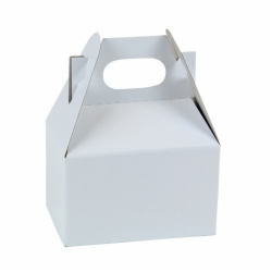 4 x 2.5 x 2.5 WHITE GLOSS GABLE BOXES