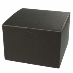 4 x 4 x 4 BLACK PINSTRIPE TUCK-TOP GIFT BOXES