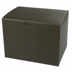 5 x 5 x 3 BLACK PINSTRIPE TUCK-TOP GIFT BOXES