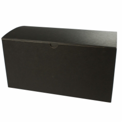10 x 5 x 4 BLACK PINSTRIPE TUCK-TOP GIFT BOXES