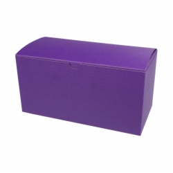 9 x 4.5 x 4.5 PURPLE TINTED TUCK-TOP GIFT BOXES