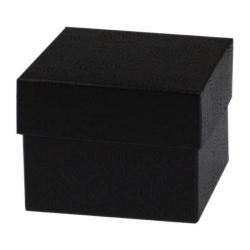 4 x 4 x 3 BLACK SWIRL HI-WALL GIFT BOX BASES