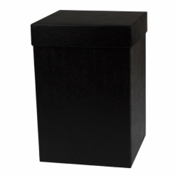 6 x 6 x 9 BLACK SWIRL HI-WALL GIFT BOX BASES