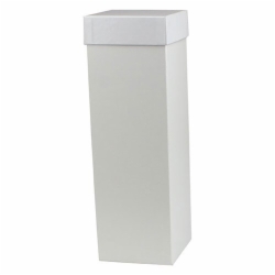 4 x 4 x 12 WHITE GLOSS HI-WALL GIFT BOX BASES
