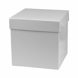 6 x 6 x 6 WHITE GLOSS HI-WALL GIFT BOX BASES