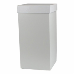 6 x 6 x 12 WHITE GLOSS HI-WALL GIFT BOX BASES