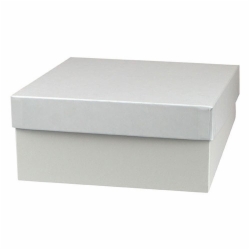 8 x 8 x 3 WHITE GLOSS HI-WALL GIFT BOX BASES
