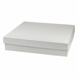 10 x 10 x 3 WHITE GLOSS HI-WALL GIFT BOX BASES