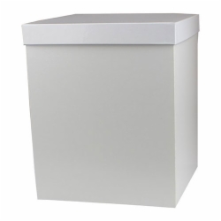 10 x 10 x 12 WHITE GLOSS HI-WALL GIFT BOX BASES