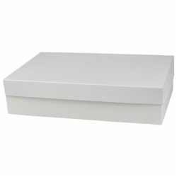 13 x 8 x 3 WHITE GLOSS HI-WALL GIFT BOX BASES