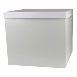 14 x 14 x 12 WHITE GLOSS HI-WALL GIFT BOX BASES