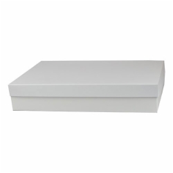 16 x 10 x 3 WHITE GLOSS HI-WALL GIFT BOX BASES
