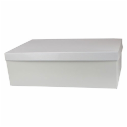 19 x 12 x 6 WHITE GLOSS HI-WALL GIFT BOX BASES