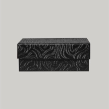 (#21) 2-1/2 x 1-1/2 x 7/8 BLACK SWIRL JEWELRY BOXES