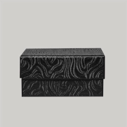 (#32) 3-1/16 x 2-1/8 x 1 BLACK SWIRL JEWELRY BOXES