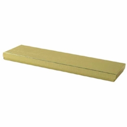 (#71) 7-1/2 x 1-3/4 x 1 GOLD LINEN JEWELRY BOXES