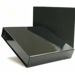 9-1/2 x 9-1/4 x 1-3/4 BLACK GLOSS MAGNETIC BOX