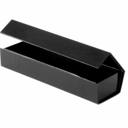 8 x 2 x 1-1/4 BLACK GLOSS MAGNETIC GIFT BOX