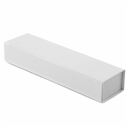 8 x 2 x 1-1/4 WHITE GLOSS MAGNETIC GIFT BOX