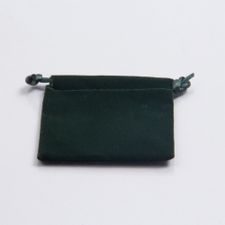 3 x 3 HUNTER VELVET DRAWSTRING POUCHES