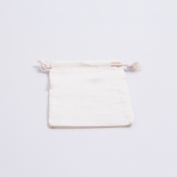 3 x 4 COTTON DRAWSTRING POUCHES
